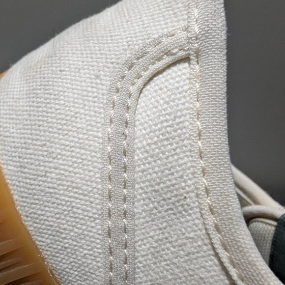 Kizik Brooklyn Hands-Free Slip-On Sneaker Canvas Suede White Women's 7 - Picture 5 of 16